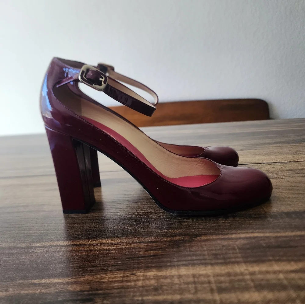 KATE SPADE NEW YORK  Women's Red Patent Leather Kameron Pumps Size 9 - Picture 5 of 7